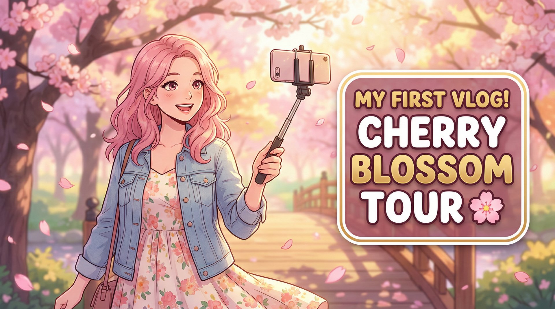 福利导航春日樱花季旅拍视频